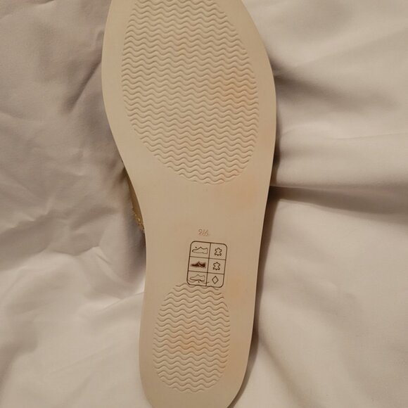 Jack Rogers- Leather Boating Sandals- Gold- Women's 9 New WO box - Picture 7 of 7